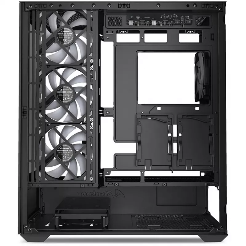 PC korpusas Sharkoon AK6 RGB, ATX, juodas