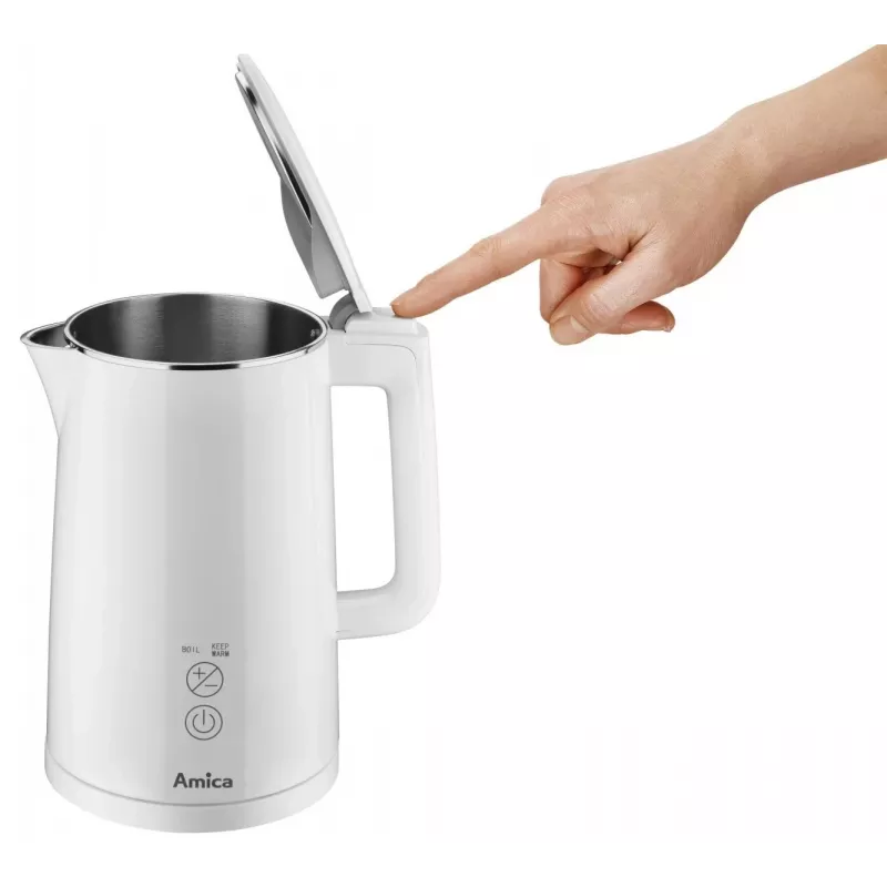 Elektrinis virdulys AMICA 1,5L 2200W Sidabrinis