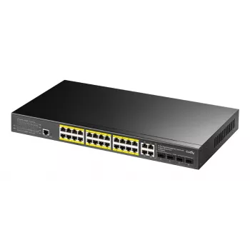 Valdomas jungiklis Cudy GS2028PS4 L2 Gigabit Ethernet 24 prievadai PoE
