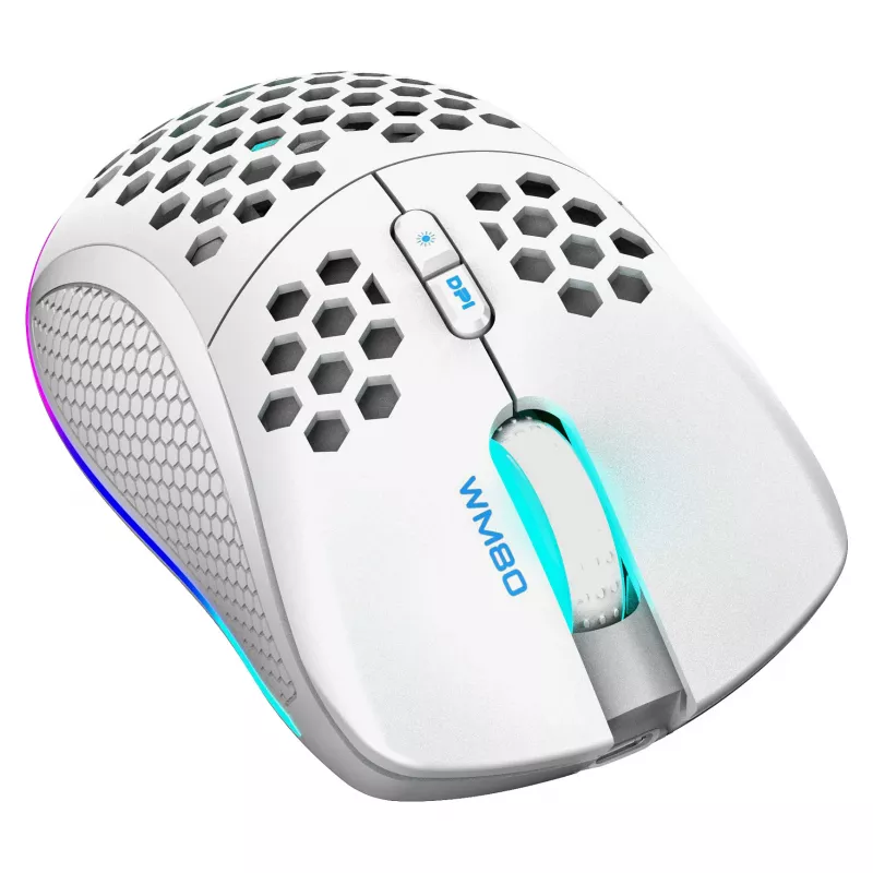 Belaidė žaidimų pelė Deltaco GAM-120-W RF belaidė USB Type-C