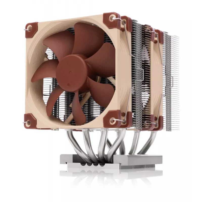 Oro aušintuvas Noctua NH-D9 TR5-SP6 4U – 92 mm dviejų ventiliatorių CPU aušintuvas sTR5, aliuminio briaunos, varinis pagrindas, 2500 RPM