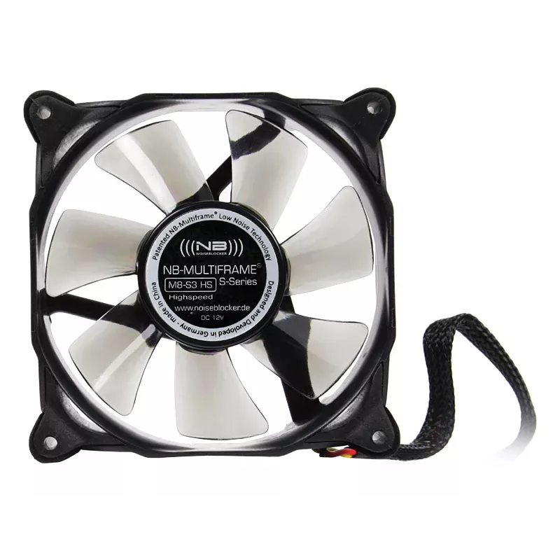 Noiseblocker Multiframe S-Series M8-3 HS 80mm korpuso ventiliatorius