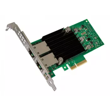 Intel Ethernet Converged Network Adapter X550-T2 – tinklo adapteris, PCIe 3.0 x4, mažo profilio, 10Gb Ethernet 2 prievadai (X550T2BLK)