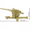 Cobi konstruktorius 8.8 cm Flak 18 — 232 detalės, 1:35 mastelis