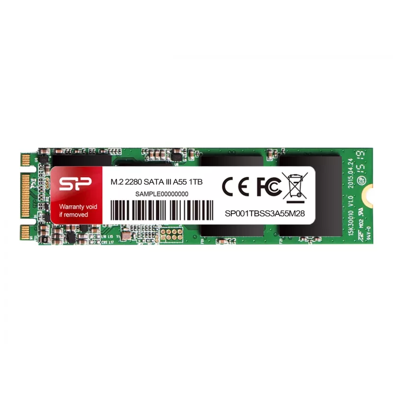 SSD diskas Silicon Power SP256GBSS3A55M28 256 GB Half-slim SATA III, 560/530 MB/s, SLC talpykla