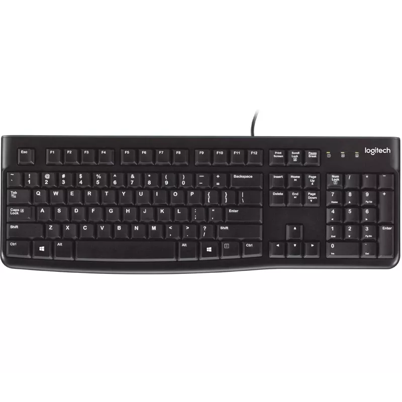 Logitech K120 verslo klaviatūra, juoda, hebrajiška, EMEA-914