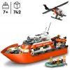 LEGO City 60504 Pakrančių apsaugos gelbėjimo laivas ir sraigtasparnis