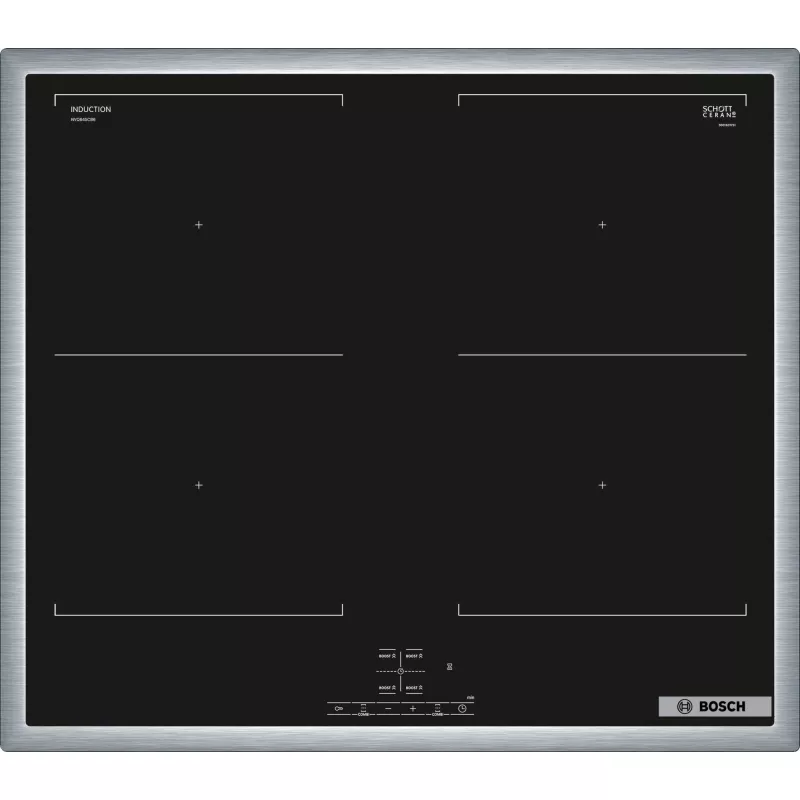 Bosch HEG578BB4 + NVQ645CB6E rinkinys – orkaitė ir zoninė indukcinė kaitlentė