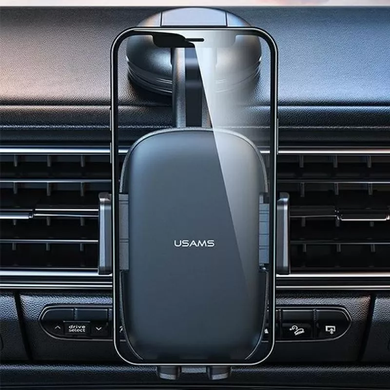 Automobilinis laikiklis telefonui USAMS ZJ063 prietaisų skydeliui arba priekiniam stiklui, reguliuojamas kampas