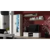 Cama TV stovas SOHO 140 sonomos ąžuolas/baltas blizgus
