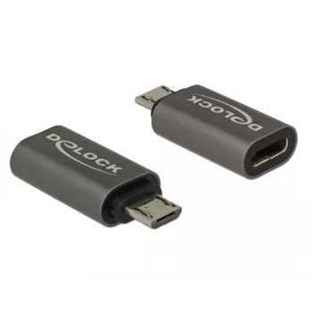 DeLOCK USB adapteris USB-C (M) į Micro-USB B (M) USB 3.1 Gen 1 2,8 cm antracitas (65927)