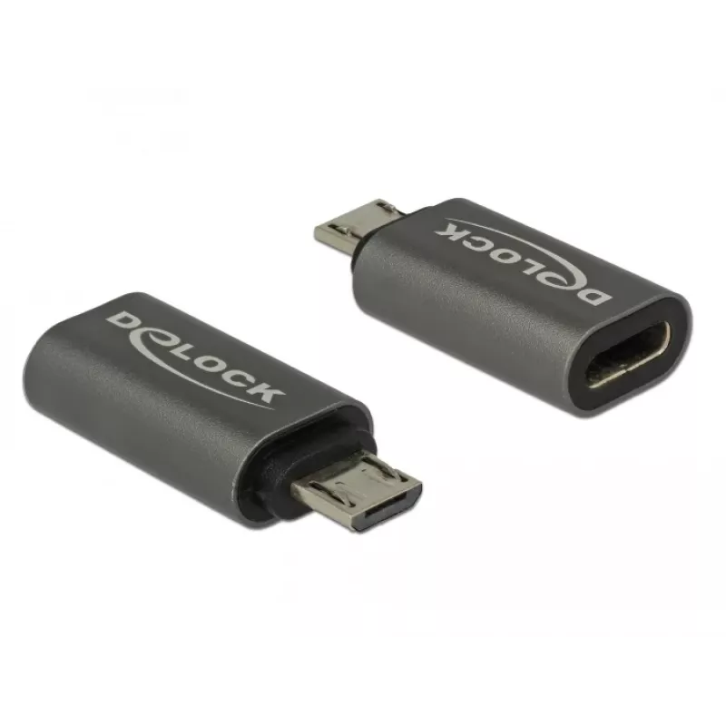 DeLOCK USB adapteris USB-C (M) į Micro-USB B (M) USB 3.1 Gen 1 2,8 cm antracitas (65927)