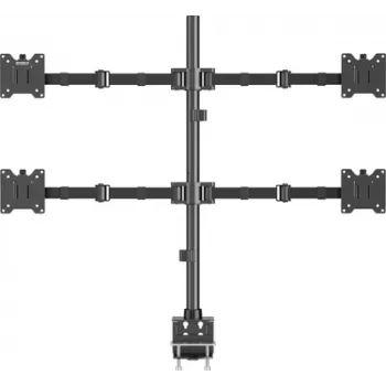 SpeaKa Professional SP-MM-541 4 krypčių monitoriaus laikiklis ant stalo 43,2 cm 17–88,9 cm 35 kg juodas (SP-13383188)