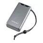 Power bank Intenso 7332054 – 20000 mAh, PD 3.0 ir QC 3.0, 20 W, USB-A + USB-C, pilka