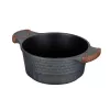 Puodas Resto Kitchenware Capella 2,6 L apvalus juodas medis