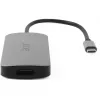7-in-1 USB-C stotelė Acer – USB 3.2 Gen 1 Type-C, 3x USB-A, HDMI, SD/MicroSD, 100W PD, sidabrinė