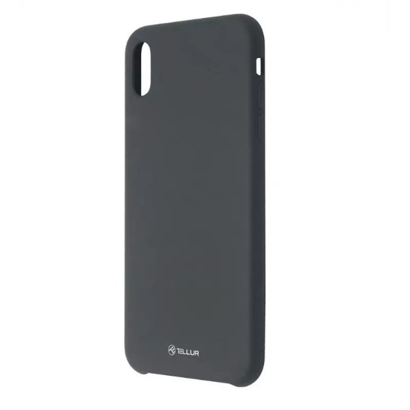 Dėklas Tellur Liquid Silicone iPhone XS Max — Juodas