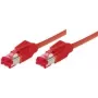 Tecline 73601R Ethernet Patch Laidas Raudonas