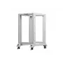 Atviras stovas 19 inch 18U 600x800 pilkas