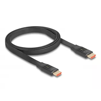 DeLOCK HDMI laidas 5 m, A tipo kištukas į kištuką, 48 Gbit/s, juodas