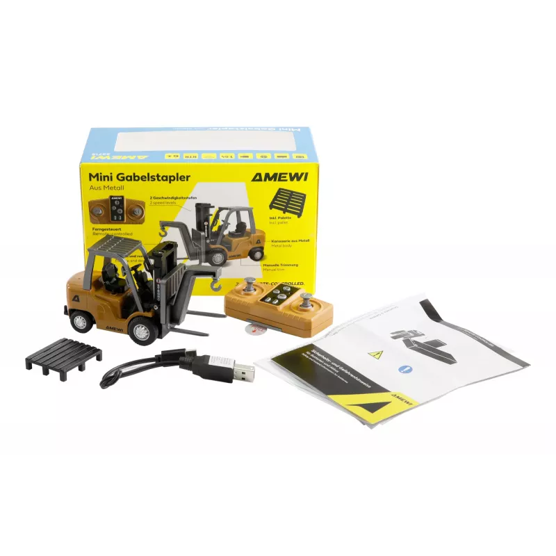 Amewi šakinio krautuvo modelis Mini 1:64 RTR su LiPo 200 mAh baterija