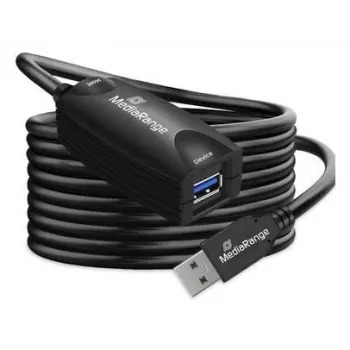 USB A – USB A laidas MediaRange MRCS242 USB 3.2 Gen 1 (3.1 Gen 1) 5 m 5 Gbit/s juodas