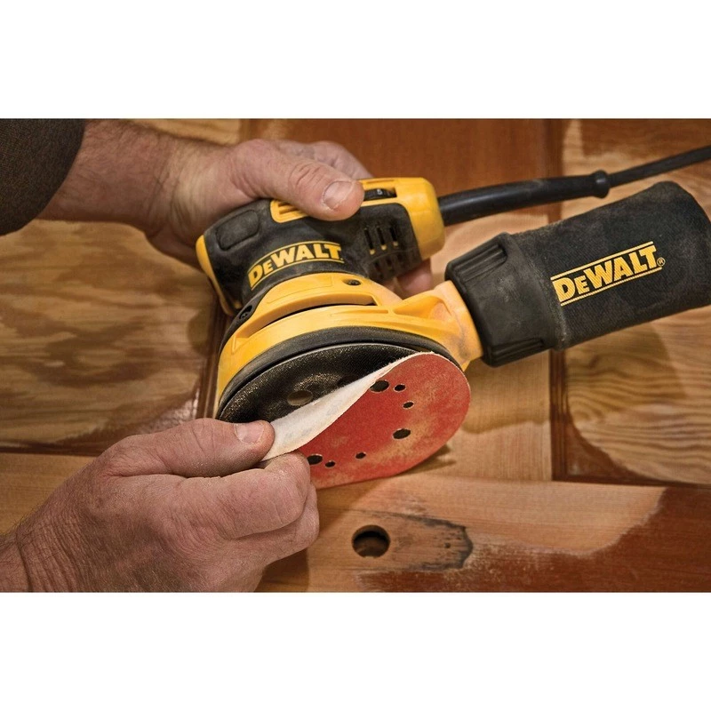 Orbitalinis šlifuoklis DeWalt DWE6423-QS, 280 W, 8000–12000 OPM, 2,6 mm orbita, 1,28 kg
