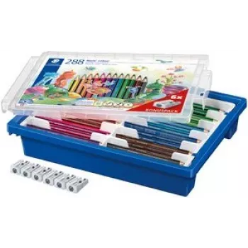 Spalvotas pieštukas Staedtler 187 G288 – grafito/spalvotas rašymo ir piešimo pieštukas, Vokietija