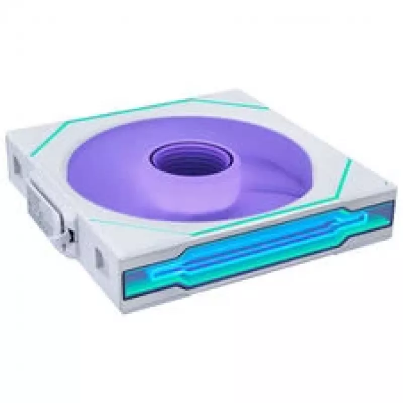 140 mm Lian Li UNI FAN SL-INF Wireless ARGB PWM korpuso ventiliatorius, baltas