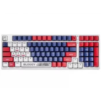 Žaidimų pelė A4Tech Bloody S98 USB Sports Navy su BLMS Red Plus jungikliais