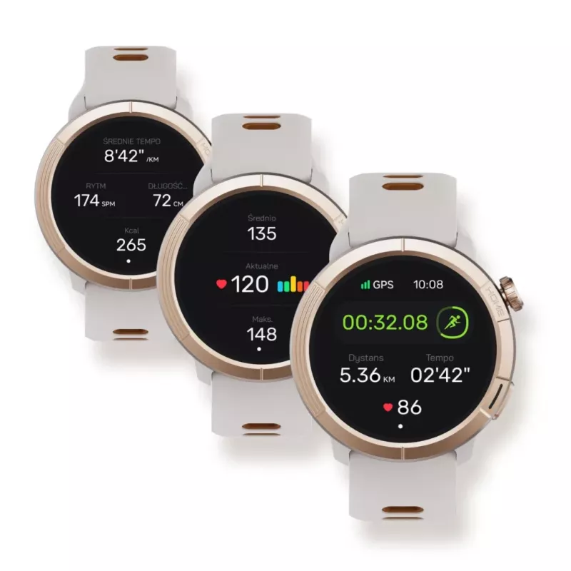 Išmanusis laikrodis Stelio STSWA102GT Activ Pro GPS 46mm Gold Titanium