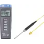 VOLTCRAFT K102 + TP 207 temperatūros matavimo prietaisas -200 iki +1370 °C, K tipo zondas