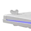 Klaviatūros ir pelės rinkinys Baracuda BGC-012 Orca White – baltas klaviatūros ir pelės komplektas
