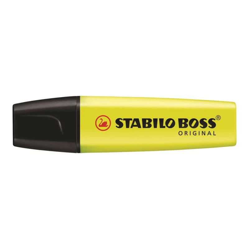 Žymeklis STABILO BOSS ORIGINAL kaltinis antgalis Geltona