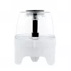 Elektrinis druskos ir pipirų malūnėlių rinkinys Adler AD 4449W Steel White, keraminiai girnapusiai, 150 ml, įkraunamas per USB-C