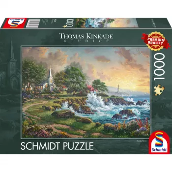 Thomas Kinkade Studios: Kleinod am Meer, Dėlionė 1000 dalių