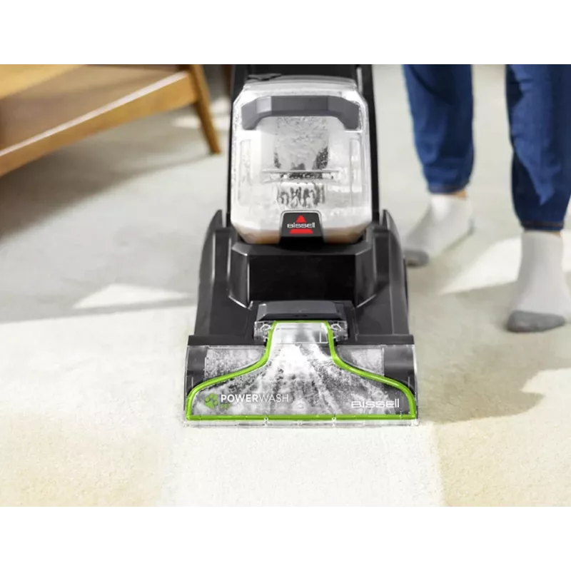 Bissell PowerWash Pet, vertikalus kilimų ir apmušalų valiklis | 3878N | 600 W | Juodas/Žalsvai gelsvas