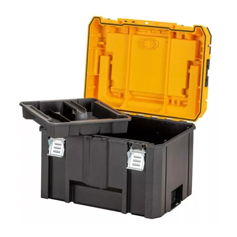 Įrankių dėžė DeWalt DWST83343-1 – aliuminis/plastikas, vandeniui atspari, su užraktu, 1 skyrius, 440×333×323 mm