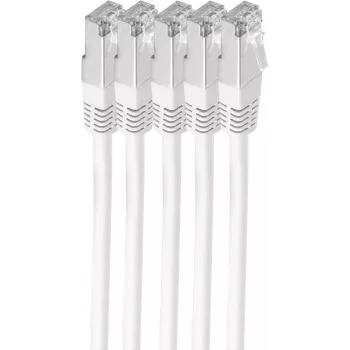 Tinklo kabelis ShiverPeaks BS75711-HW-SET5 1m Cat6 S/FTP