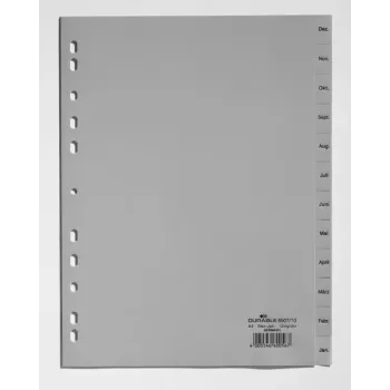 Durable 6507-10 Mėnesių skirtukai dokumentams