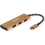 ROLINE 14.02.5049-5 USB 3.2 Gen 1 Type-C šakotuvas – auksinis, 5000 Mbit/s