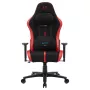 ONEX STC Alcantara L Series biuro/kompiuterinė kėdė su porankiais, AirSuede, juoda/raudona