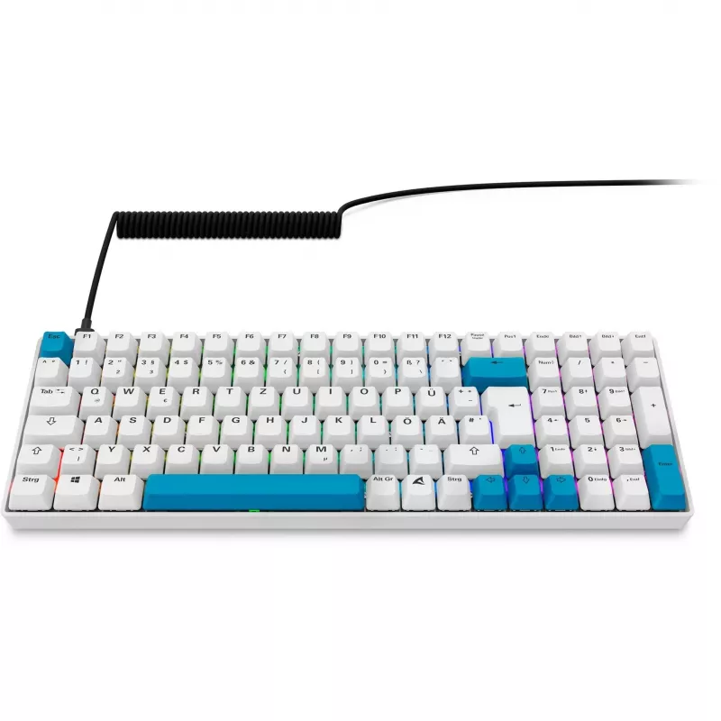 Mechaninė žaidimų klaviatūra Sharkoon SGK50 S2 QWERTZ belaidė