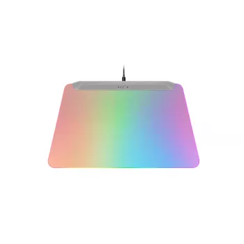 Žaidimų pelės kilimėlis Razer Firefly V2 Pro White – RGB apšvietimas, USB maitinimas, neslystanti bazė