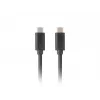 USB-C laidas M/M 3.1 gen 2 0,5m 10Gb/s PD100W juodas