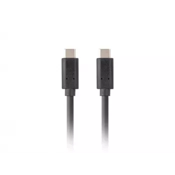 USB-C laidas M/M 3.1 gen 2 0,5m 10Gb/s PD100W juodas