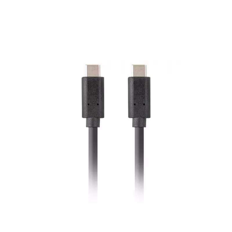 USB-C laidas M/M 3.1 gen 2 0,5m 10Gb/s PD100W juodas