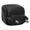 Vidinis AC greitasis įkroviklis Belkin WCH019kqBK — 2× USB‑C, juodas, OVP/OC/OT/SC apsauga