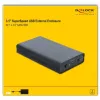 HDD korpusas DeLOCK 42612 Juodas 3,5 colio