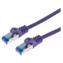 LOGON TCR55SS003V tinklo kabelis Cat5e S-FTP (SF/UTP), RJ-45, 0,3 m, violetinis